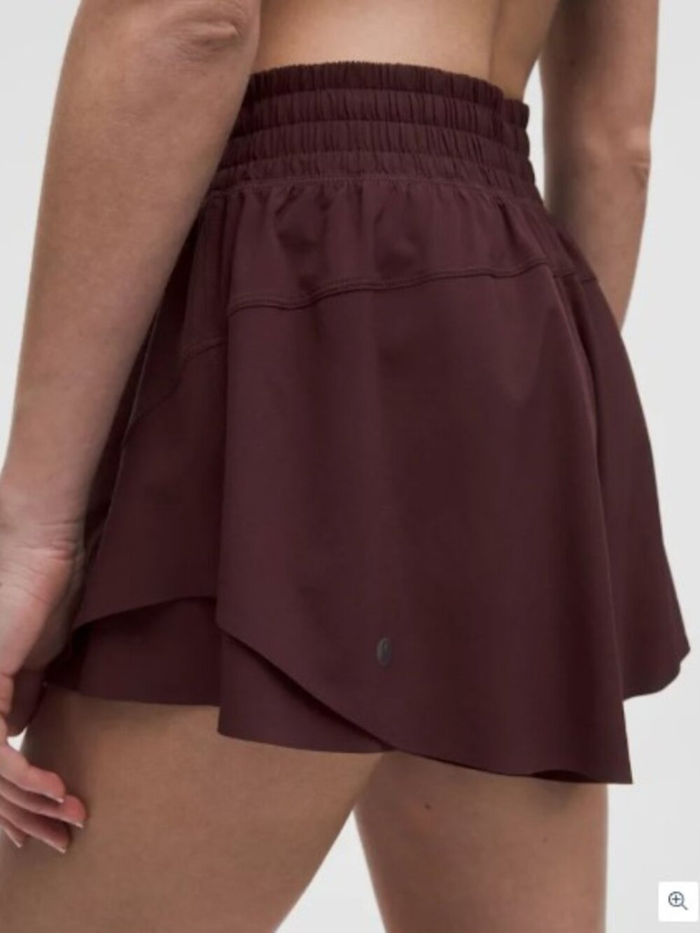Lululemon Shake It Out High-Rise Running Short 2.5", Goodnight Plum, M, Like New